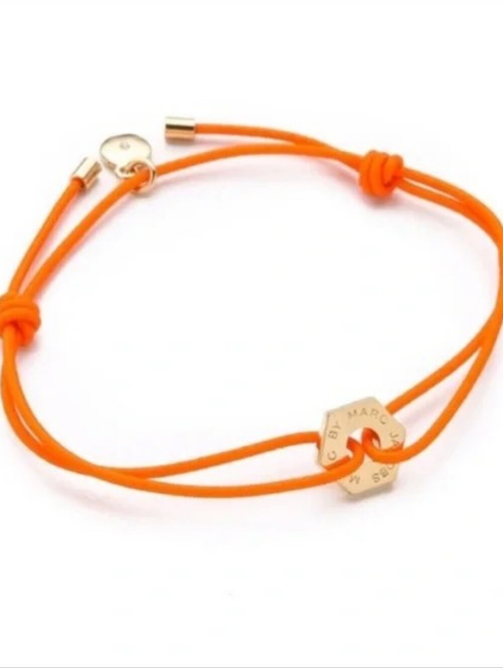 NWT Marc By Marc Jacobs Gold Tone & Orange Bracelet